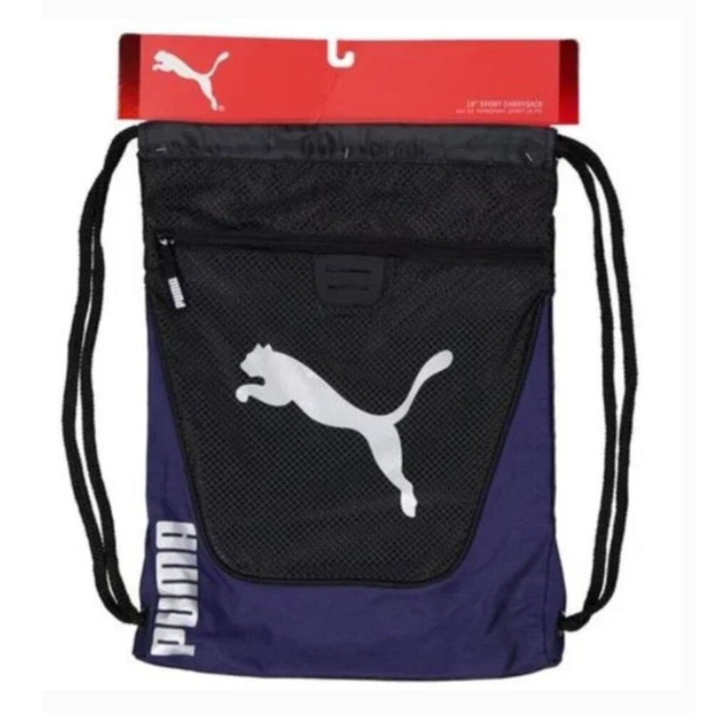 Puma 18" Black/Blue Contender Sport Carry Sack Bag